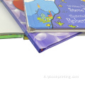 Binding di libri con copertina rigida con sopra coppia 4c di alta qualità personalizzata